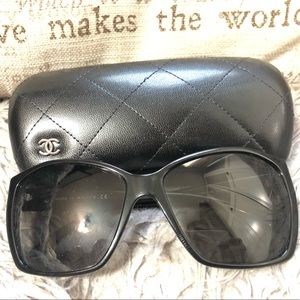 CHANEL Glitter Lenses Sunglasses